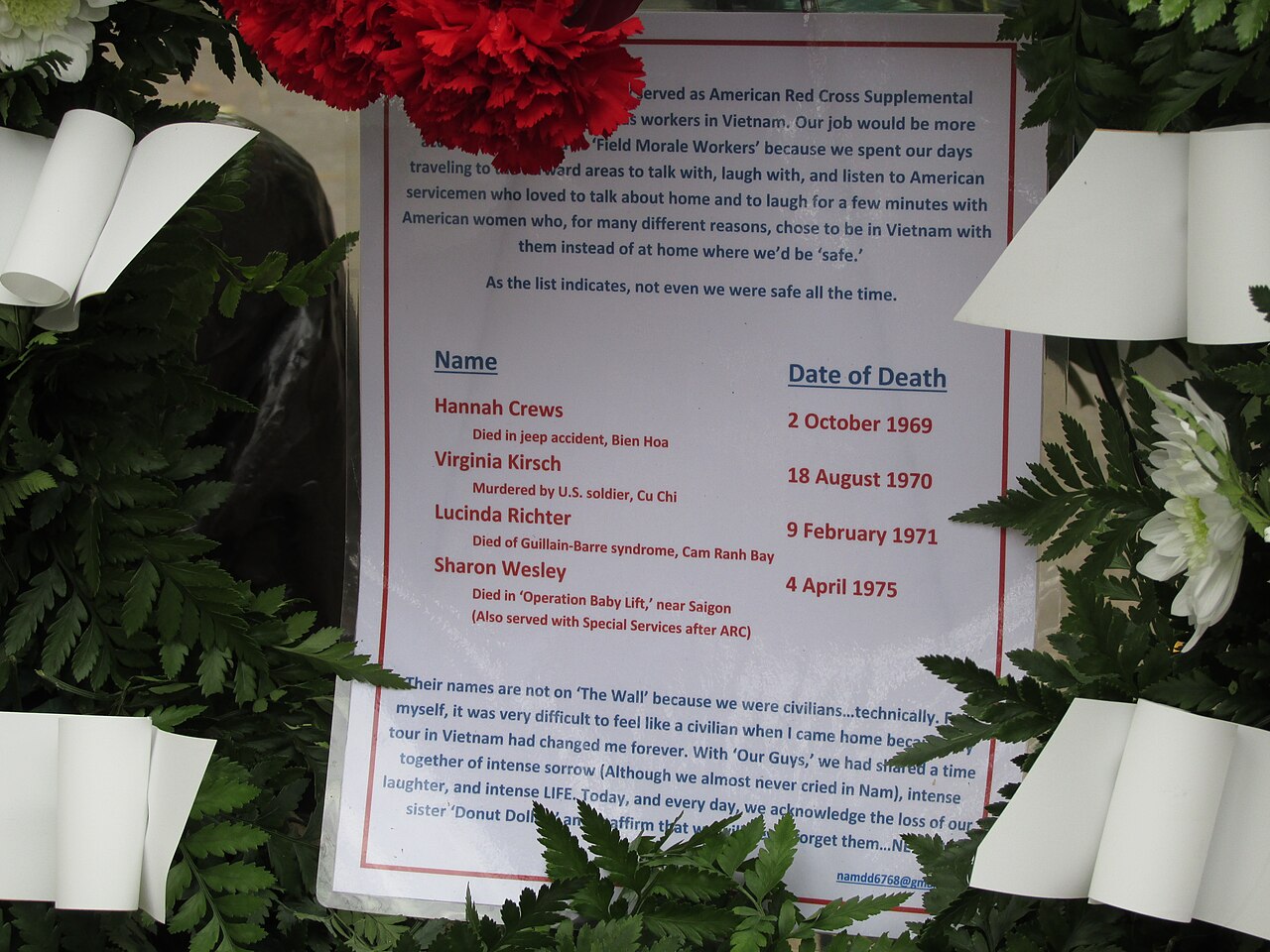 Vietnam Women\u2019s Memorial